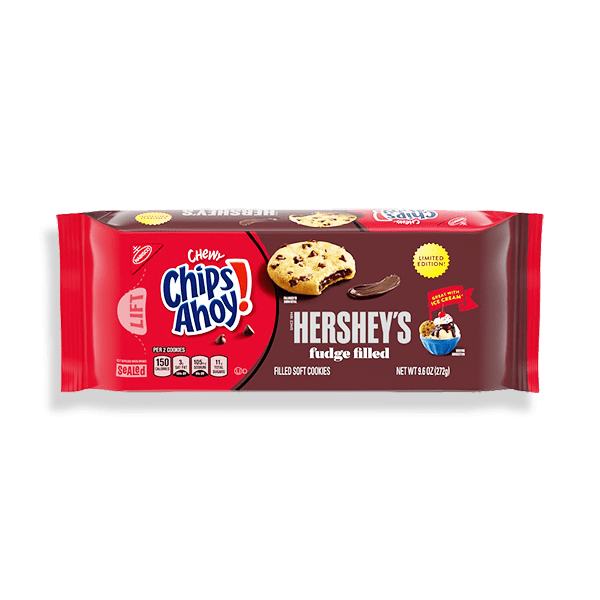 CHIPS AHOY! Chewy Hershey's Fudge Filled Soft Cookies Exoticers