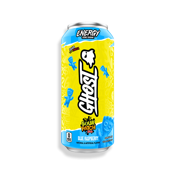 Ghost Sour Patch Kids Blue Raspberry Energy Drink Exoticers