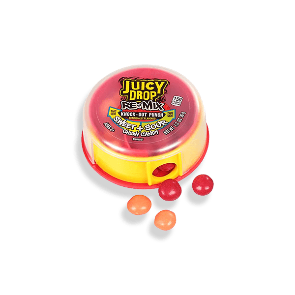 Juicy Drop ReMix Sweet & Sour Chewy Candy Exoticers