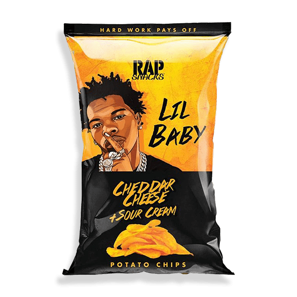 Rap Snacks Lil Baby Cheddar Cheese + Sour Cream Exoticers