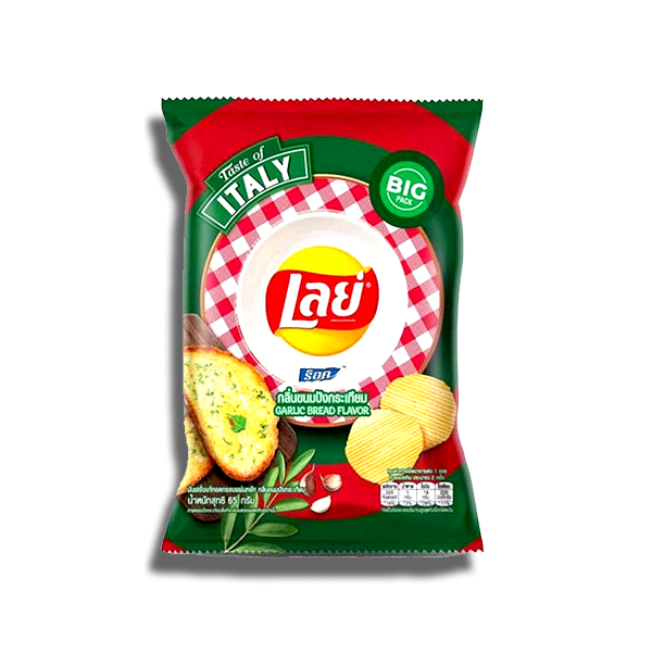 Lay's Garlic Bread Flavor Taste of Italy Exoticers