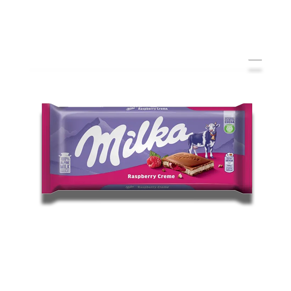 Milka Cookies Raspberry Milka Raspberry Creme (Lithuania) | Exoticers