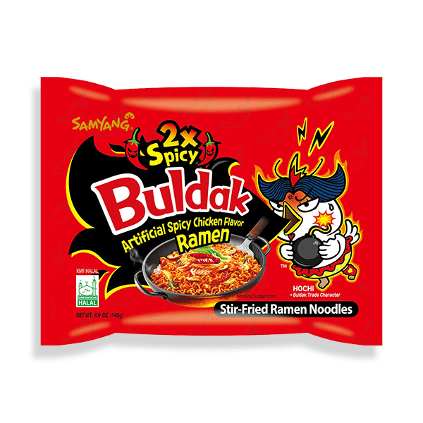Buldak 2x Spicy Chicken Ramen Noodles Exoticers