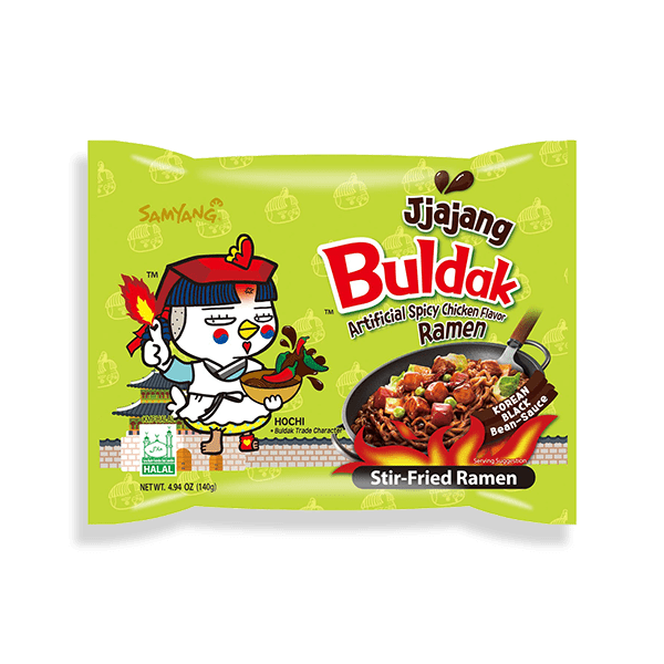 Buldak Jjajang Spicy Chicken Ramen Noodles Exoticers
