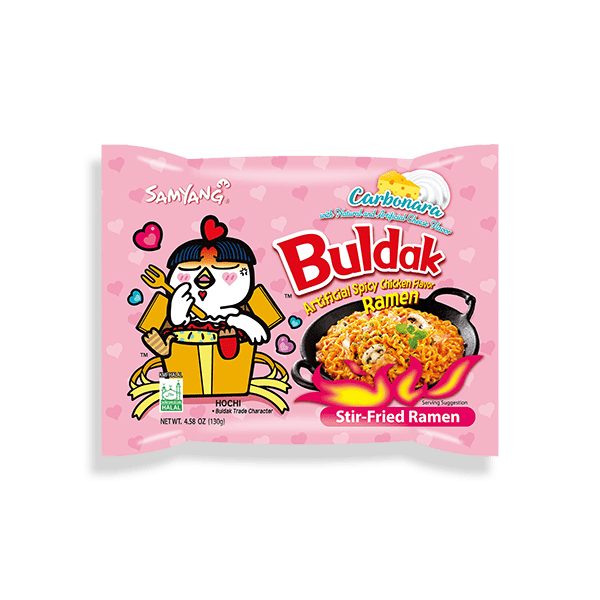 Buldak Spicy Chicken Carbonara Ramen Noodles Exoticers Buldak Spicy Chicken Carbonara Ramen Noodles Exoticers
