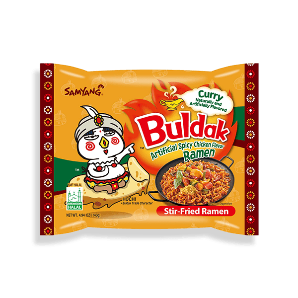Buldak Spicy Chicken Curry Ramen Noodles Exoticers