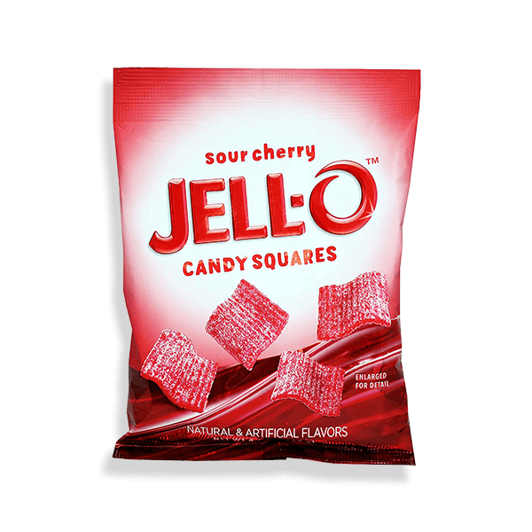 Jell-O Sour Candy Squares | Exoticers