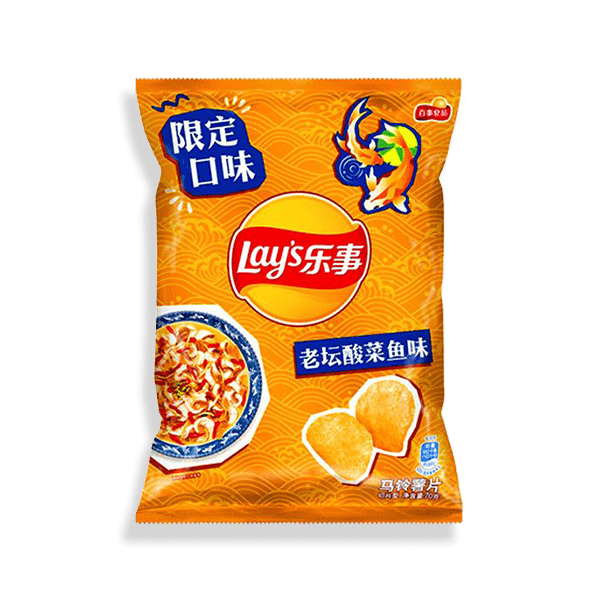 Lay's Preserved Mustard Fish Flavor | Exoticers