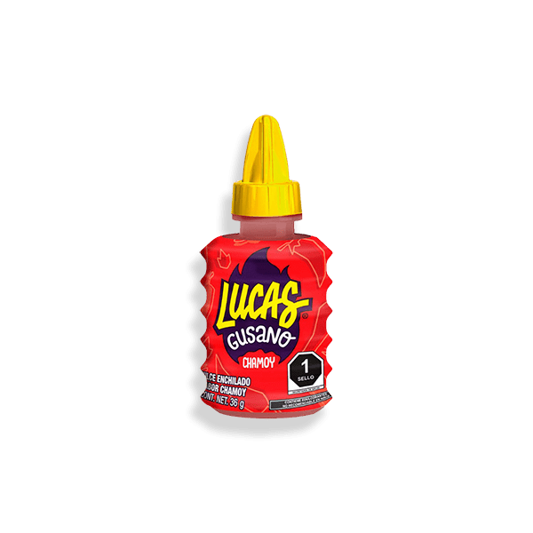 Lucas Gusano Chamoy Liquid Candy | Exoticers