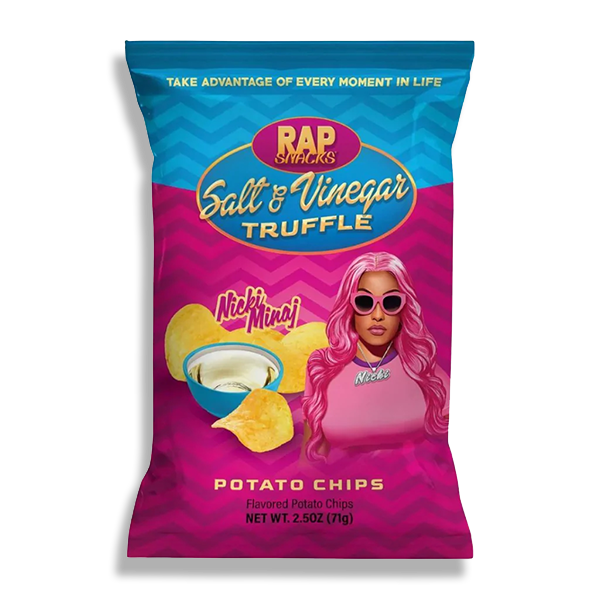 Rap Snacks Nicki Minaj Salt & Vinegar Truffle | Exoticers Rap Snacks Nicki Minaj Salt & Vinegar Truffle | Exoticers