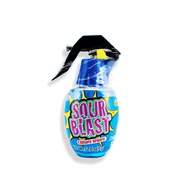 Quick Blast Raspberry Spray Sour Blast Candy Spray Grenade | Exoticers