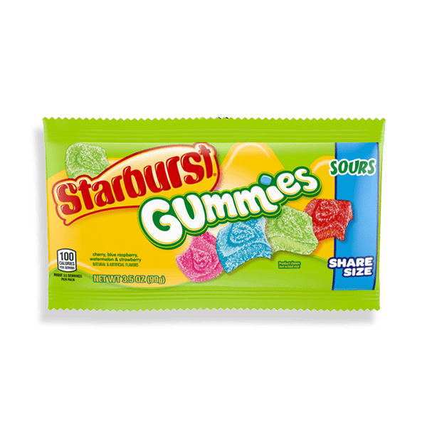 Starburst Gummies Sours Exoticers